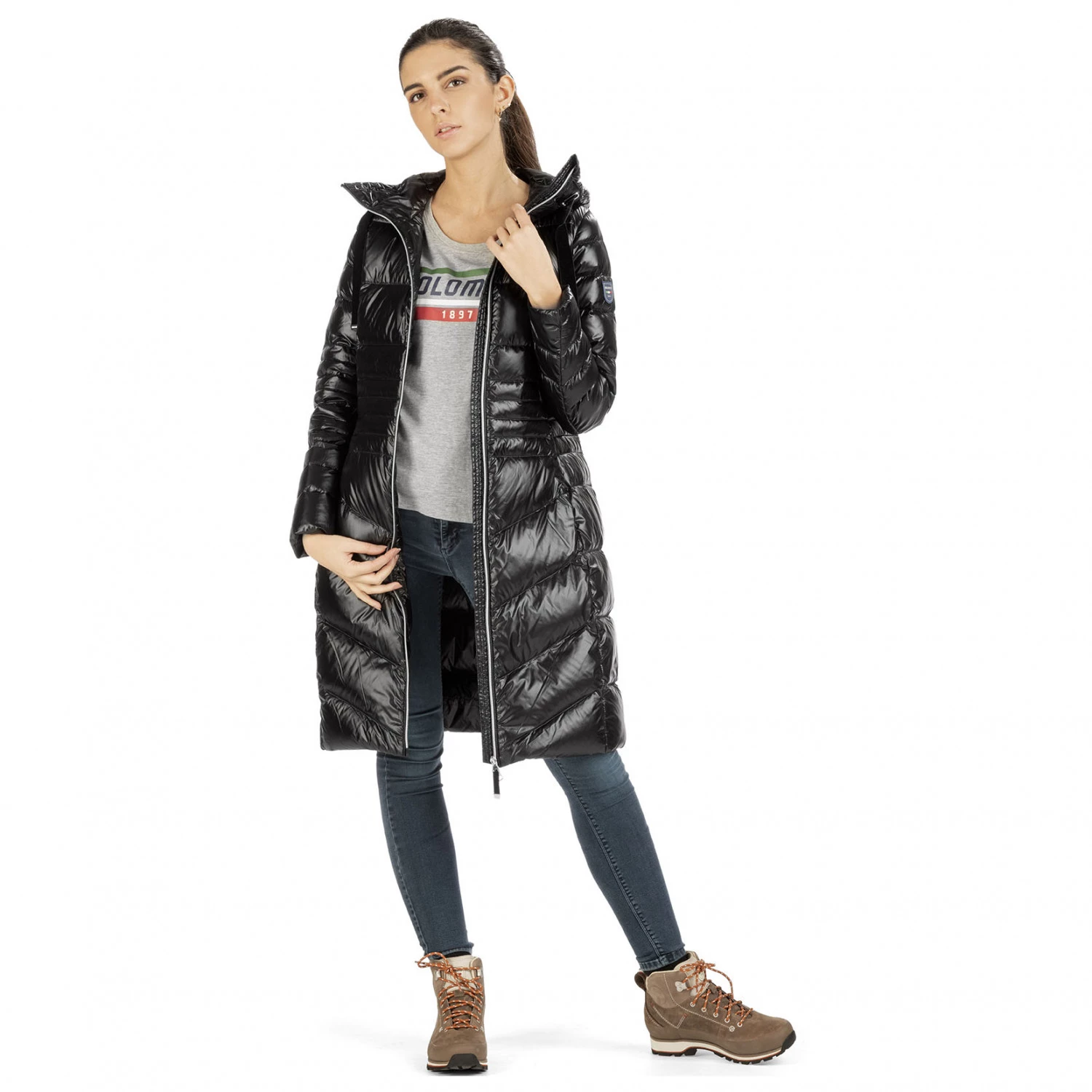 Dolomite - Women's Parka Corvara Satin - Doudoune – Image 3