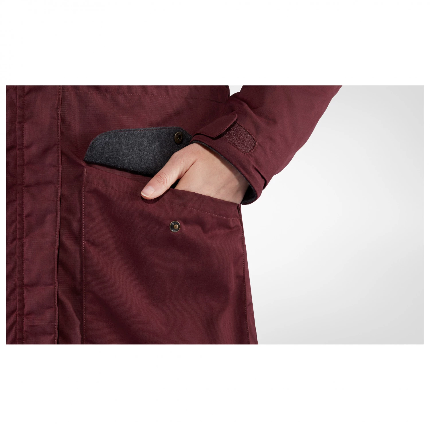 Fjällräven - Women's Singi Wool Padded Parka - Manteau – Image 3