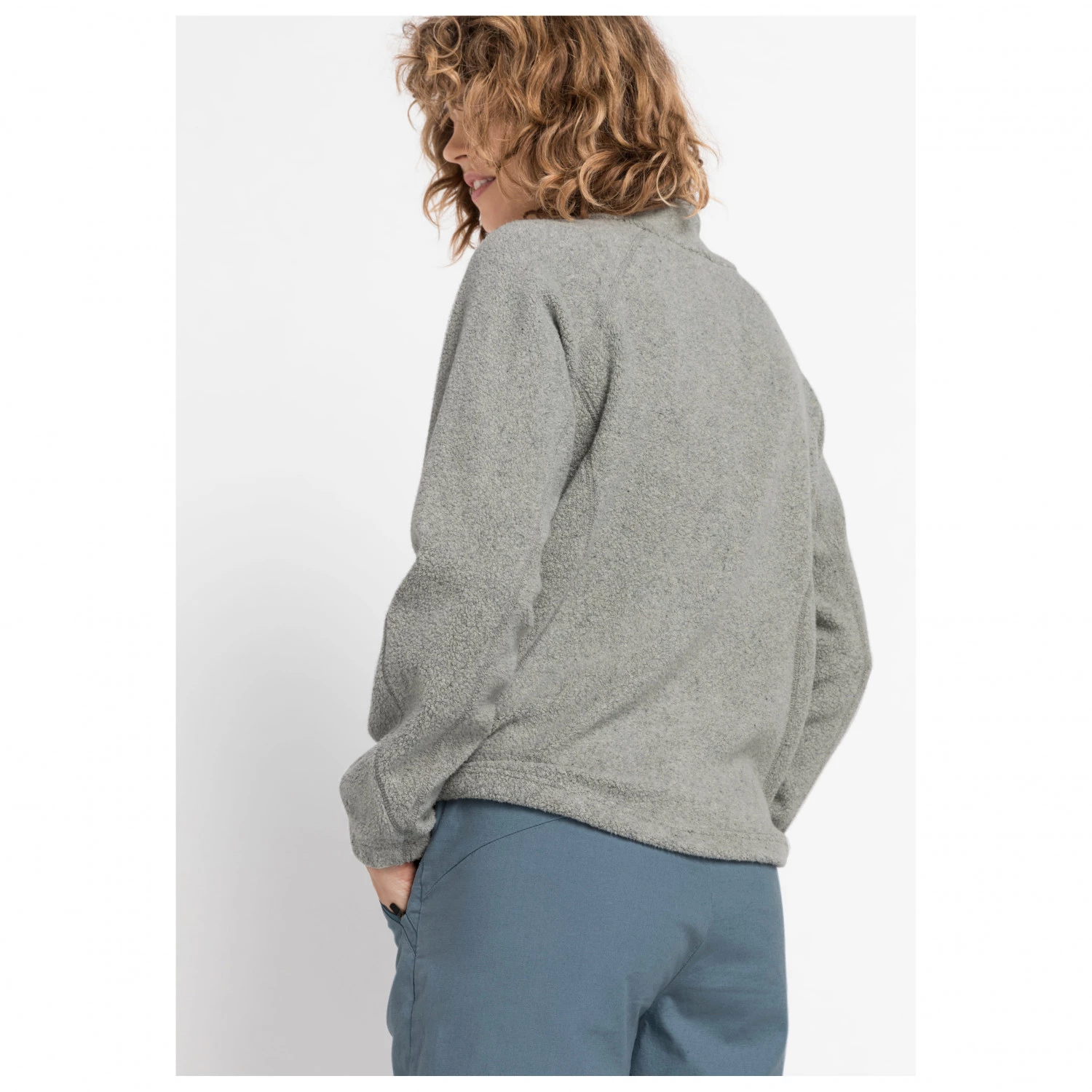 Hessnatur - Women's Betterrecycling Fleece-Troyer Bio-Baumw. - Veste polaire – Image 5