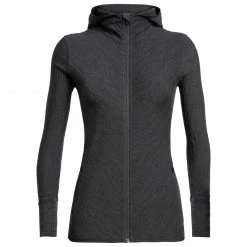 Icebreaker - Women's Descender L/S Zip Hood - Veste en laine